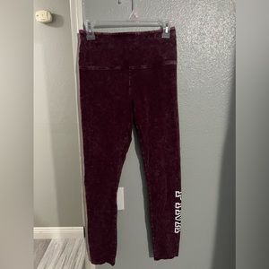 Pink yoga pants